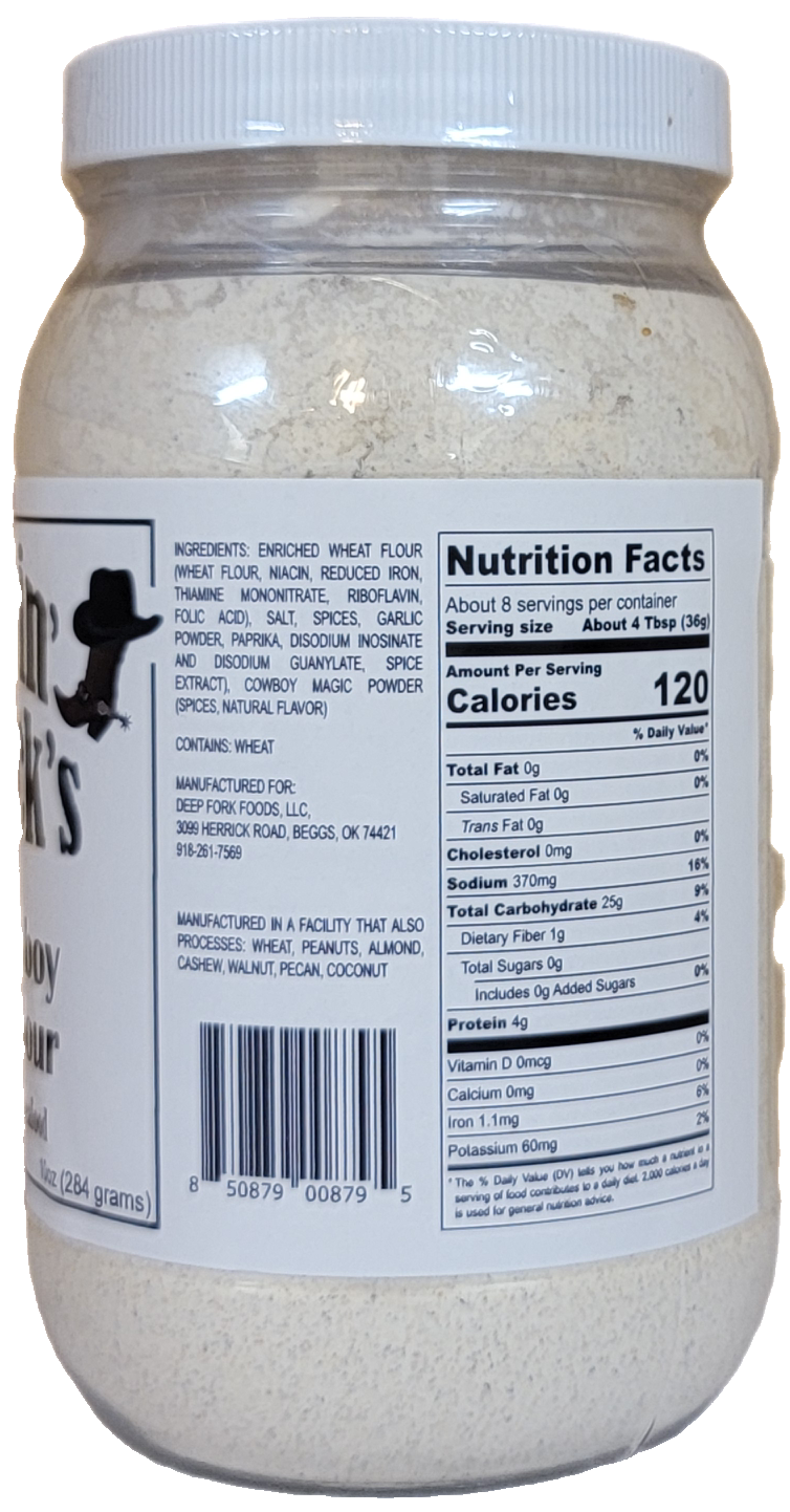 Jumpin' Jack's Classic Cowboy Seasoned Flour